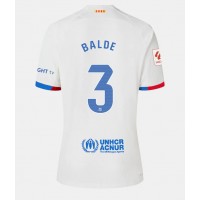 Barcelona Alejandro Balde #3 Replica Away Shirt Ladies 2023-24 Short Sleeve